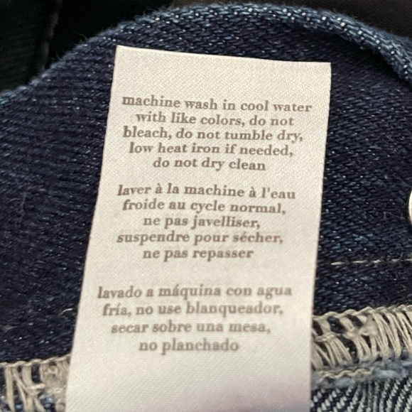 REVOLVE WeWoreWhat Basic Denim 100% Cotton Overalls in Dark Wash Size small - Picture 5 of 8